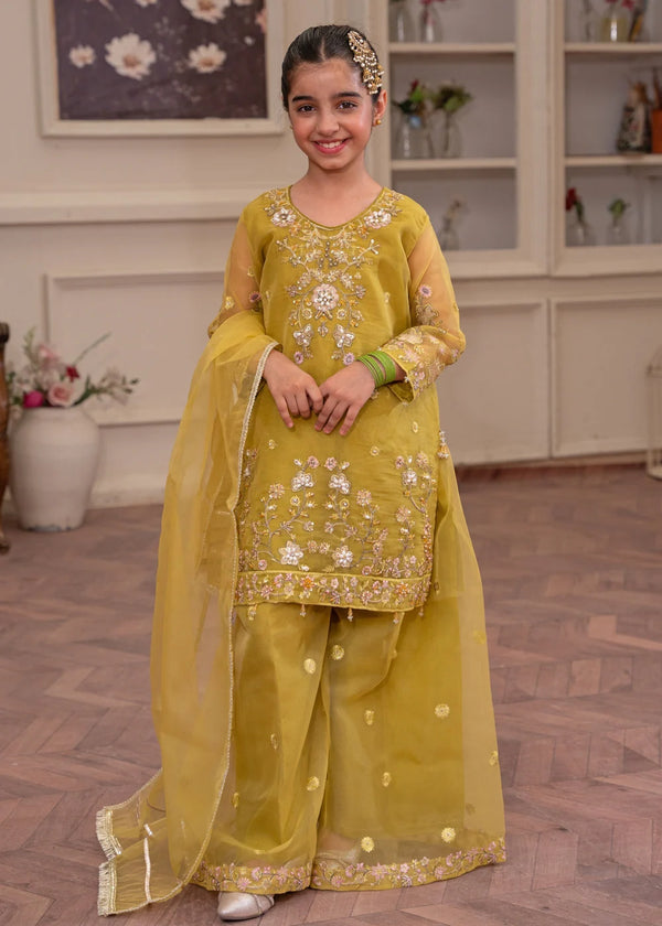 Girls Haldi Wear Sharara