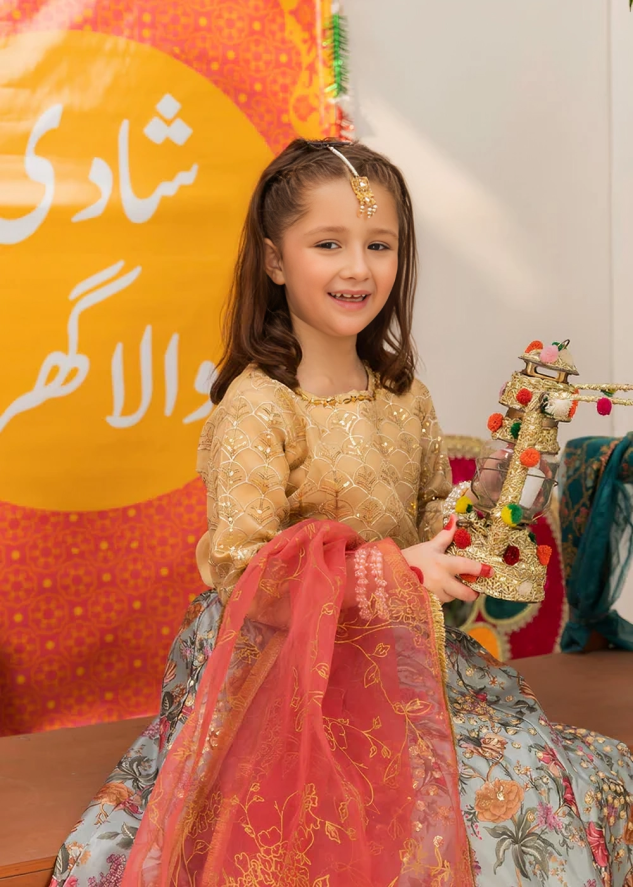 kids party wear lehenga