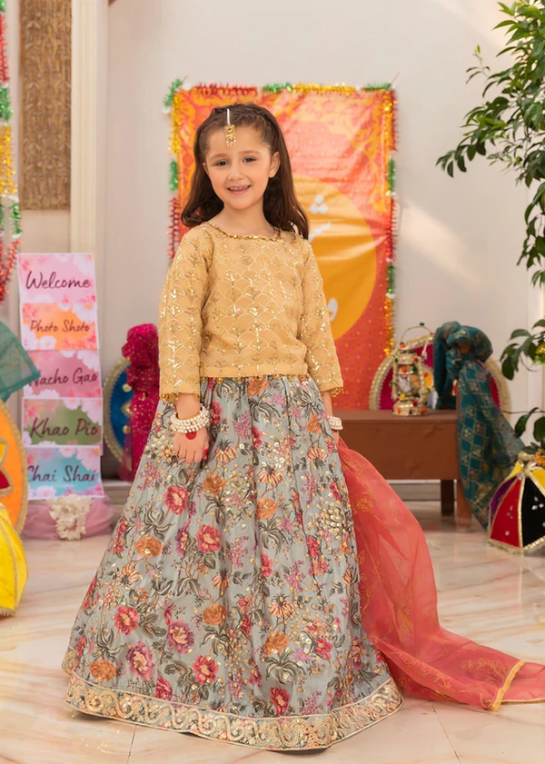 kids party wear lehenga